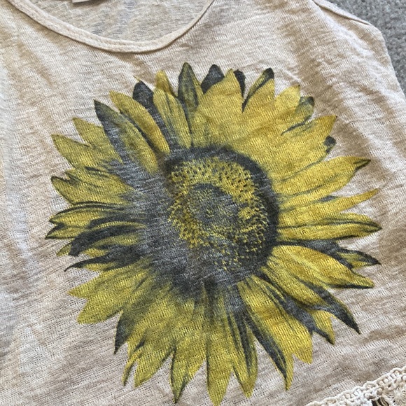 💵3 for $20✅Blu planet women’s sunflower bohemian tank top small - Picture 3 of 8